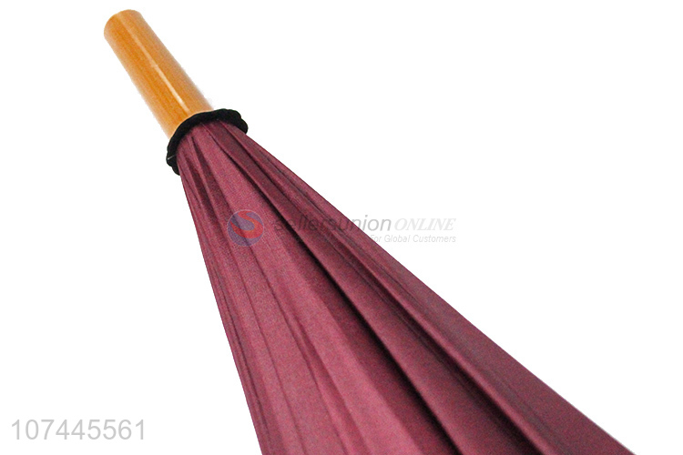Wholesale Long Handle Straight Umbrella Rain Umbrella
