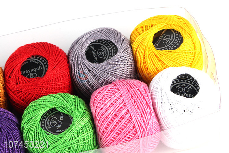 Good Sale 10 Pieces Pure Color Cotton Twine Sewing Thread