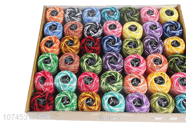 Wholesale 42 Pieces Colorful Cotton Twine Sewing Thread
