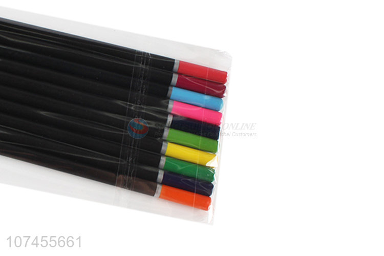 Factory price stationery 12 colors wood colour pencil colored pencil