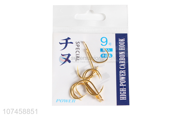 Premium quality fishing tackle high carbon steel fishing hooks