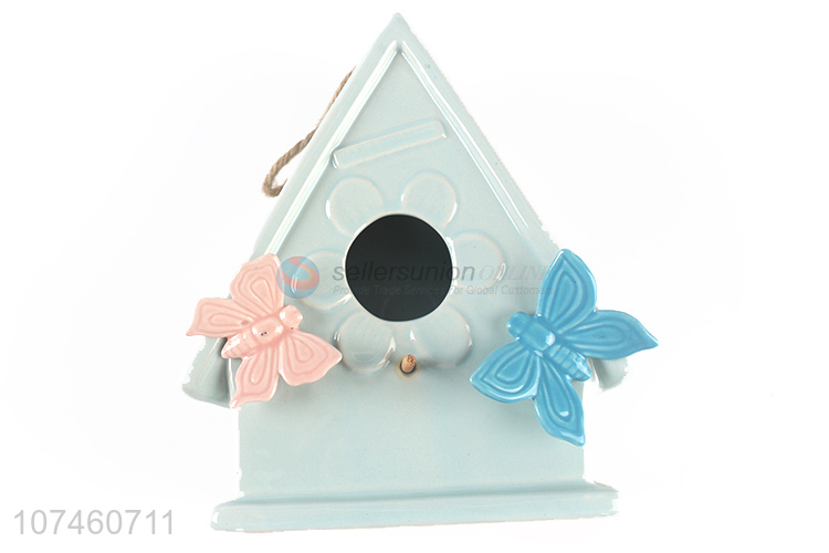 Fashion Design Ceramic Bird House Best Home Decoration