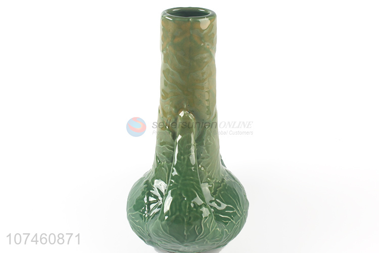 Best Price Colorful Ceramic Vase Fashion Flower Receptacle