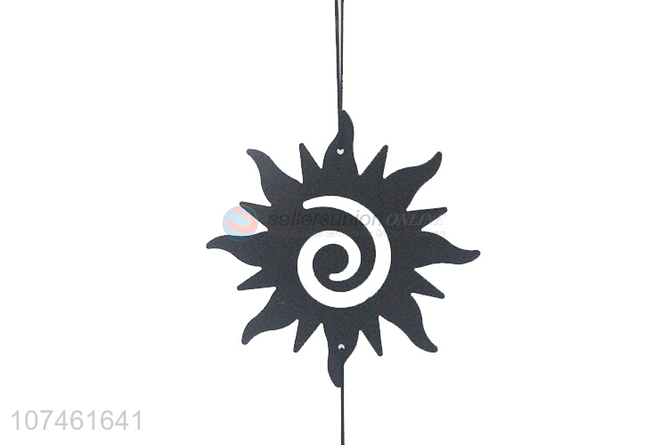 Suitable price outdoor decoration metal laser cutting sun wind chimes