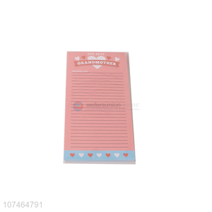 Low price custom printing magnetic memo pads note pads