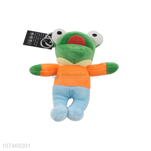 Reasonable Price Lovely Soft Plush Cute Animals Frog Keychain