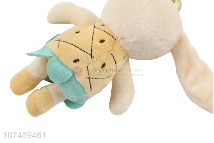 Unique Design Animal Stuffed Fruit Plush Rabbit Plush Toy Keychain