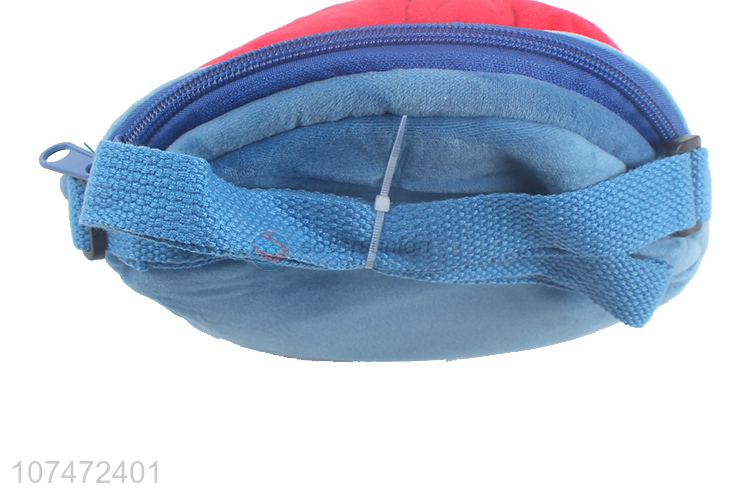 Fashion Style Blue Shark Messenger Bag Soft Plush Bag