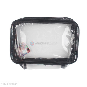 New products transparent pvc cosmetic bag travel zipper toiletry bag
