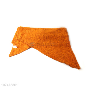 Factory supply orange handwoven scarf for sale