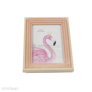 Hot selling rectangle photo frame with back stander