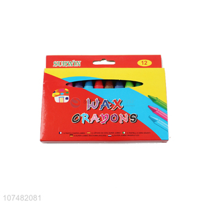 Good Sale 12 Colors Wax Crayons Set For Students