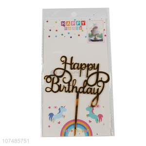 Best Sale Happy Birthday Cake Toppers For Party Decorations