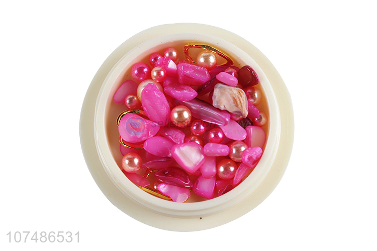 Best selling shell stone sequins pearl mixed nail art decoration