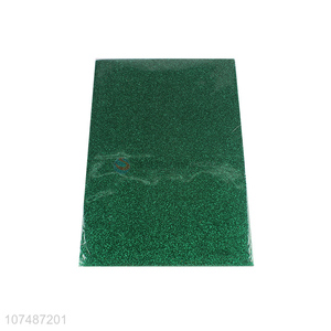 Good factory price a4 size 10 sheets glitter sponge paper eva foam paper