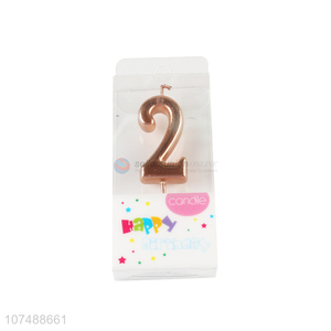 High Quality Colorful Birthday Candle Number Candle