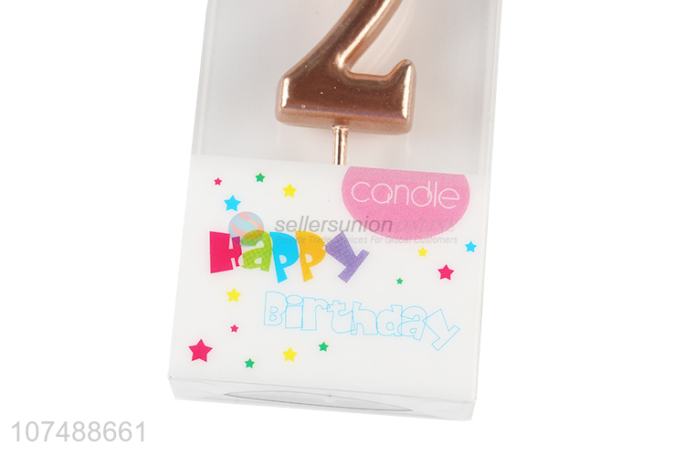 High Quality Colorful Birthday Candle Number Candle