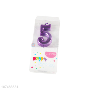 Promotional Colorful Number Candle Fashion Birthday Candle