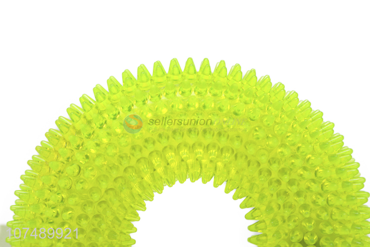 New Design Colorful Thorn Circle Pet Bite Resistance Chew Toy