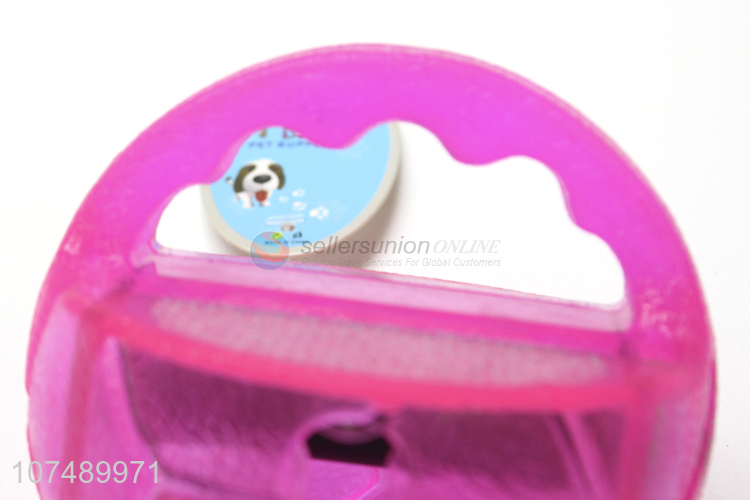 Wholesale Colorful Plastic Pet Toy Ball With Handle