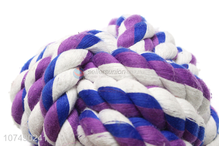 Good sale pet interactive toy rope ball dog chew toy