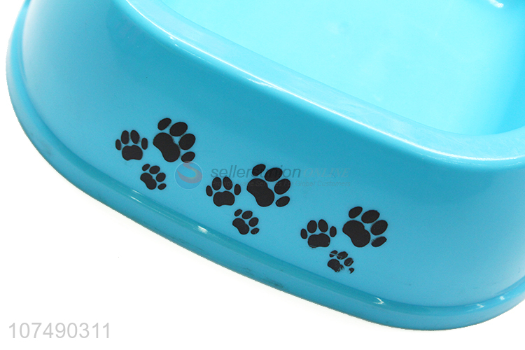 Best selling food grade plastic dog bowl feeding bowl pet supplies