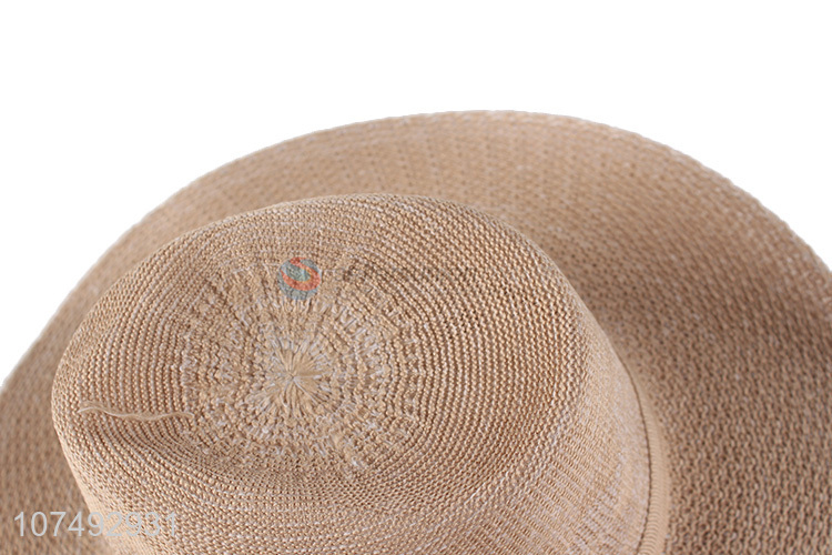 Wholesale Fashion Adults Polyester Hat Promotional Panama Hat