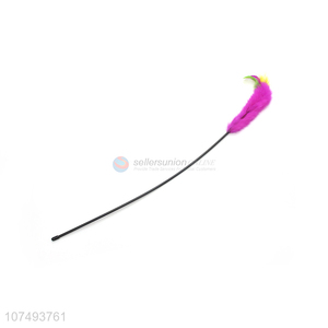 Custom Interactive Feather Cat Teaser Toy Stick Wand