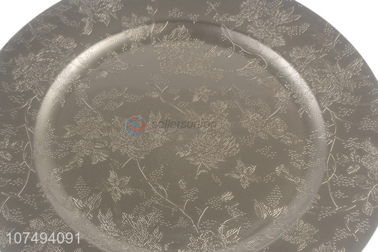 New products high-end retro plastic serving dish plate