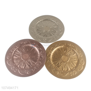 Low price food grade plastic cake plate steak plate