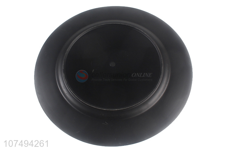 Reasonable price wood grain plastic food serving plate for hotel