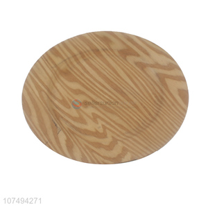 High quality wood grain printed food serving plate snacks plate