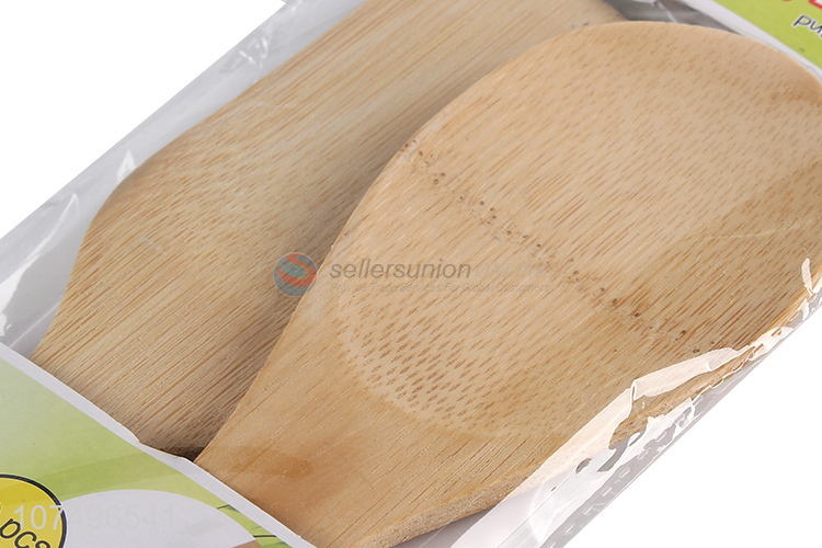 Promotional cheap kithen accessories natural bamboo spoon & fork