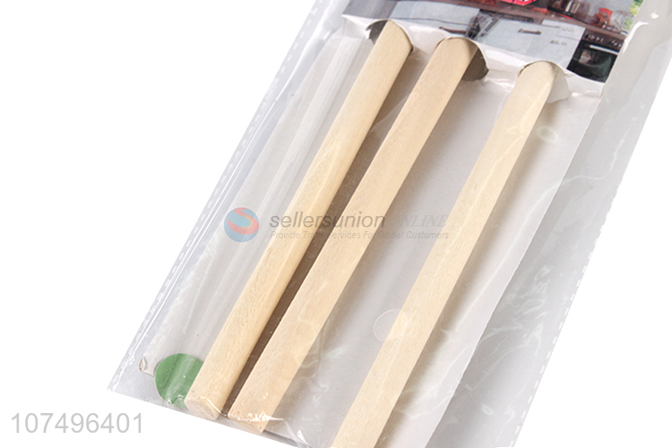 Wholesale cheap bamboo kitchen cookware set bamboo turner set