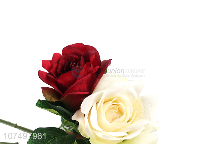 Most popular festival decoration artificial flower single rose head