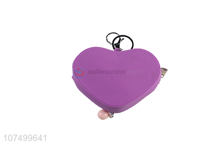 Wholesale Heart Shape Silicone Coin Purse Coin Case