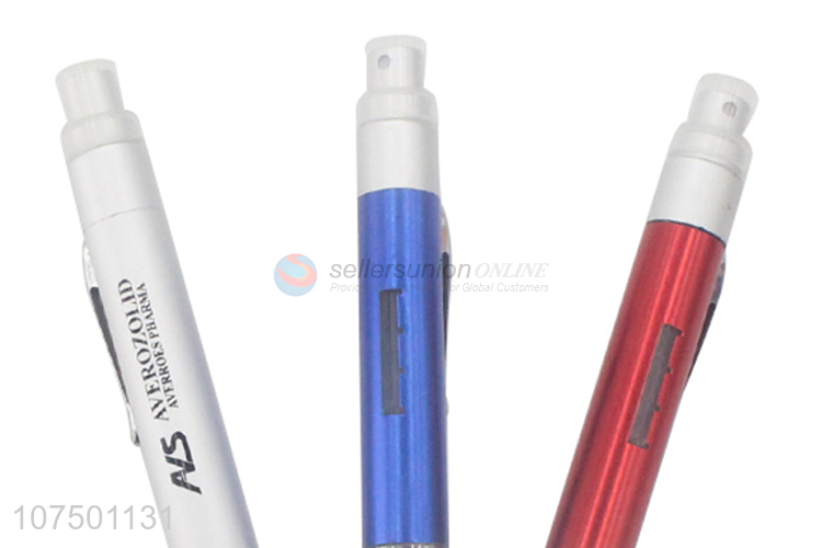 Unique Design Colorful Multifunction Empty Pen Spray Bottle Ballpoint Pen