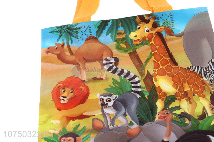 Wholesale cartoon animal pattern design Reusable Eco Friendly Shopping Non-woven Bag