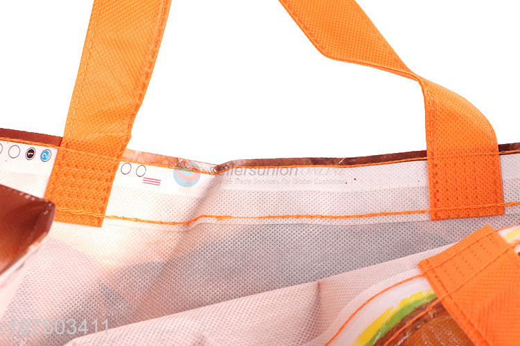 Hot sale printed Reusable shopping bag Foldable non-woven tote bag