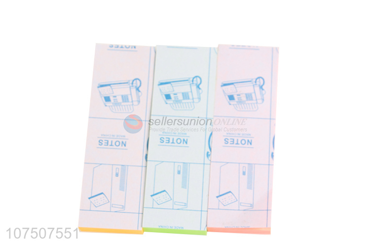 Portable Colorful 3 Pieces Paper Sticky Notes Set