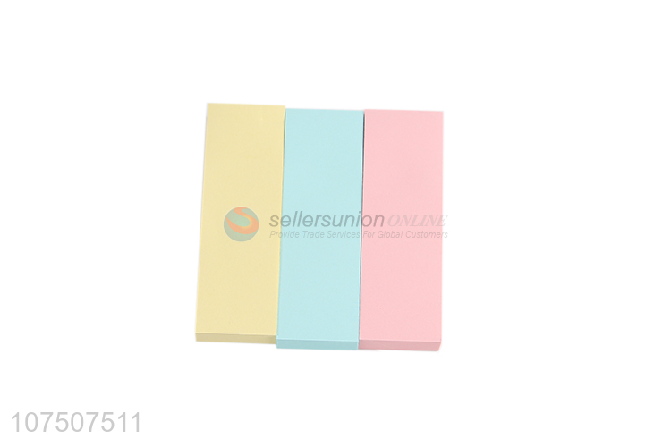 Hot Sale 3 Colors Sticky Notes Paper Memo Pad