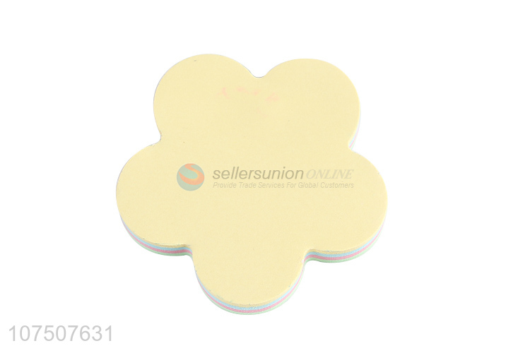 Custom Flower Shape Colorful Post-It Notes