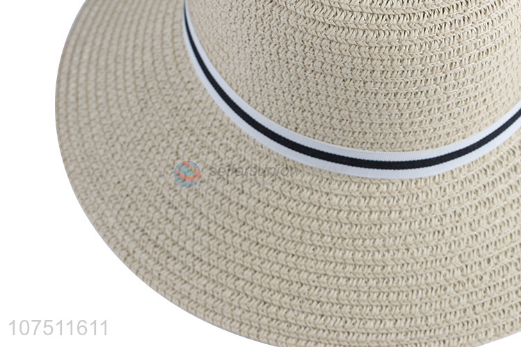 High quality fashion summer sun hat children paper straw hat