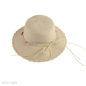 Wholesale graceful women paper straw hat floppy sun hat