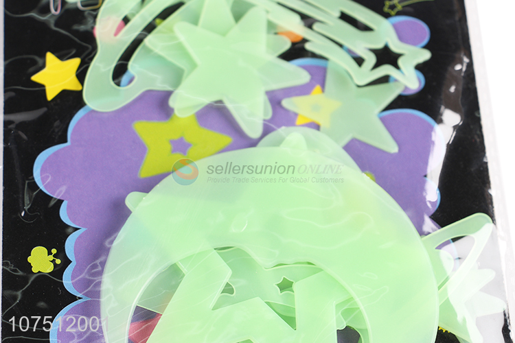 High Sales Glow In The Dark Moon Star Stickers For Kids Room Ceiling Decor