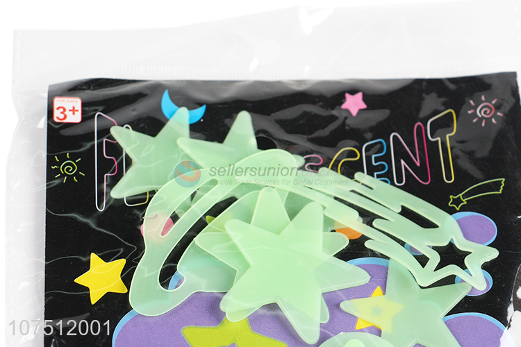 High Sales Glow In The Dark Moon Star Stickers For Kids Room Ceiling Decor