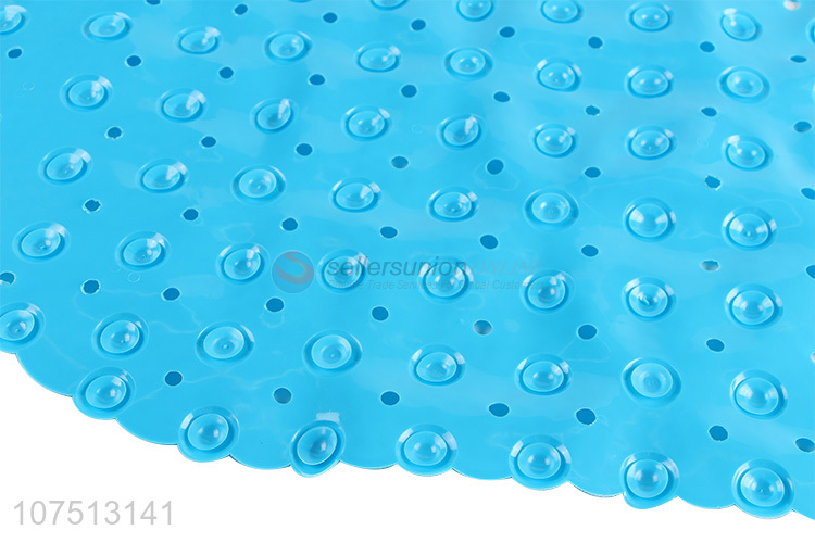 Factory custom non-slip pvc shower bath tub mat with suction cups