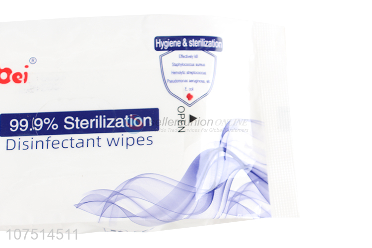 Good Sale 20 Pieces 99.9% Sterilization Disinfectant Wipes