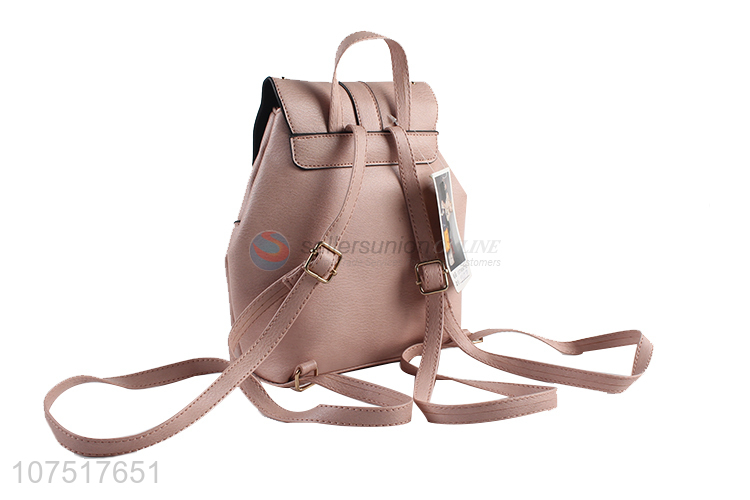 Custom PU Leather Small Backpack Fashion Shoulders Bag