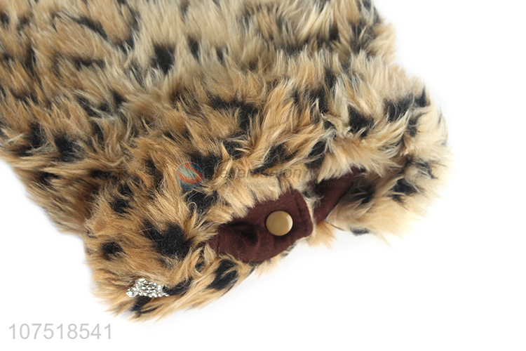 High quality pet clothes leopard print dog vest jacket